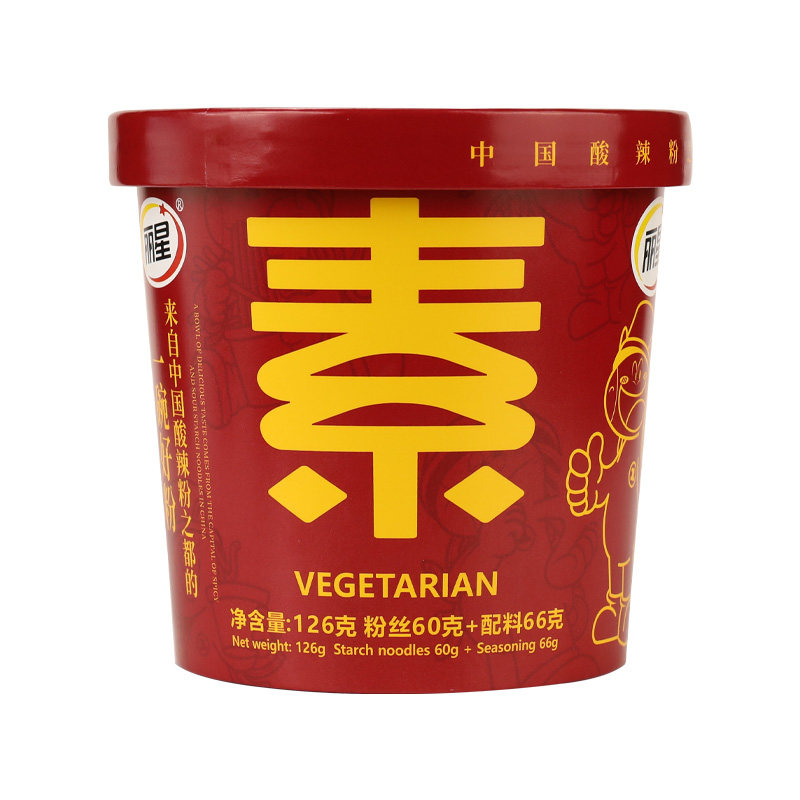 丽星素面素食非油炸冲泡即食