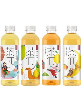 农夫山泉茶π大瓶装900ml整箱茶派柠檬红茶蜜桃乌龙茶果味饮料