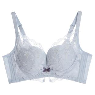 奥维丝丽新品内衣女小胸聚拢显胸大无钢圈厚款调整型收副乳文胸