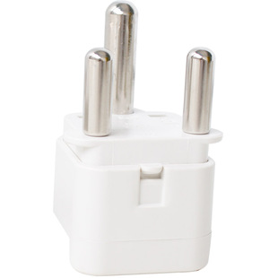 出国转换器大南非标电源转换插头印度南非旅行充电粗圆脚三孔插座