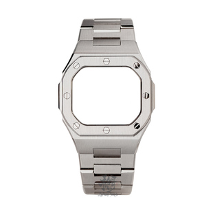 稳哥适配DW5600/GWB5600/gw-m5610红圈小方块金属表壳带改装配件