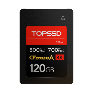 天硕（TOPSSD）800MB_CFA 120GB内存卡，适用索尼A7M4/FX3/FX6