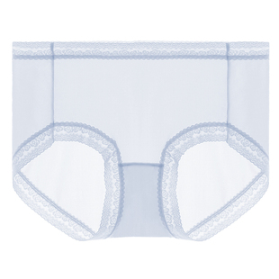 樱姿娜无痕冰丝内裤女铂金薄款弹力透气速干蚕丝裆运动弹力三角裤