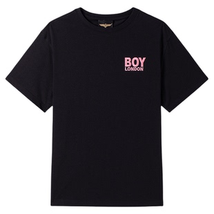 【冰粉对白】BOYLONDON夏季男女同款宽松情侣款潮牌短袖T恤N01920