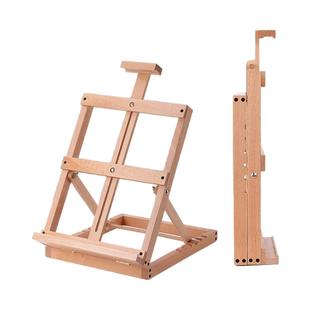 台式画架画板套装美术生专用桌面画板架可折叠小号油画架儿童支架