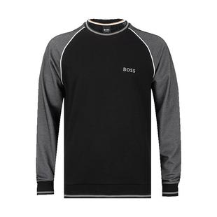 Hugo Boss雨果-博斯男字母logo套头卫衣男士2025秋冬新款XY推广