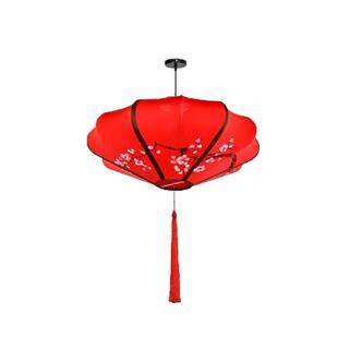 新中式飞碟灯笼手工绘制古香古色开业餐厅火锅店走廊街道亮化灯具