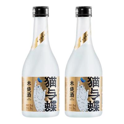 猫与蝶米烧酒18度300ml
