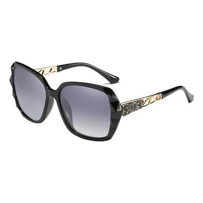 女优雅偏光大框太阳镜