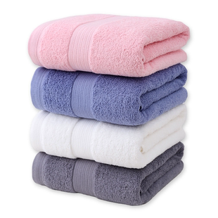 洁丽雅浴巾纯棉成人男女吸水速干不掉毛加厚大号毛巾婴儿家用裹巾
