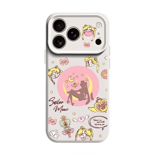 美少女战士适用苹果17手机壳iPhone16promax水冰月15新款14超好看13mini卡通12高级感11磁吸x软xr液态硅胶air