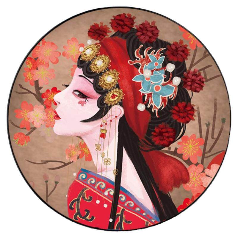京剧花旦钻石画方钻满贴钻十字绣