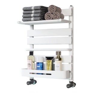 鲁本斯小背篓暖气片明装家用卫生间铜铝水暖板式换热器壁挂收纳型