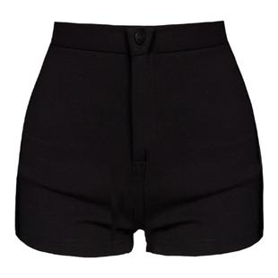 VOCK 打底神裤 微弹百搭好穿黑色防走光高腰显瘦紧身短裤辣妹热裤