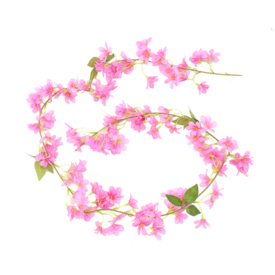 仿真假花壁挂暖气室内绢花藤条
