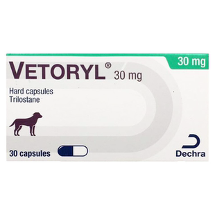 英国VETORYL犬狗库欣综合症脆皮症曲洛司坦/曲洛斯坦30mg 整盒