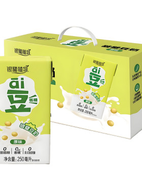 银鹭原味ai豆豆奶250ml*24盒整箱