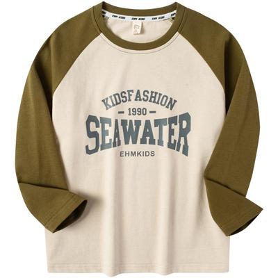 小象汉姆圆领长袖抗菌打底衫新款