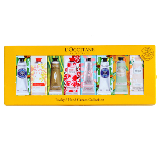 欧舒丹护手霜30ML 乳木果樱花玫瑰甜扁桃马鞭草 滋润保湿礼盒套装