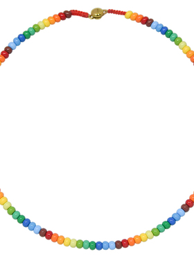 AWE彩虹色搪瓷珐琅串珠手链项链