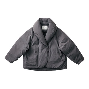 冬季新品 桑妮库拉/Sunny clouds 女式青果领微茧型短款羽绒服