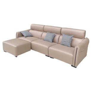 科技布沙发新潮小户型3米布艺客厅沙发时尚布简洁轻奢风格沙发