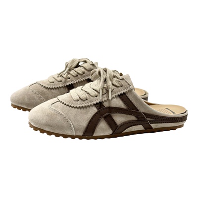 包头半拖轻便平底德训鞋凉拖板鞋