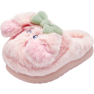 巴拉巴拉儿童拖鞋男童女童室内家居鞋秋冬季新款童鞋宝宝包跟棉拖