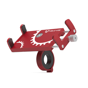 VeloVie维勒/自行车手机支架骑行导航铝合金电动车防抖防震手机架