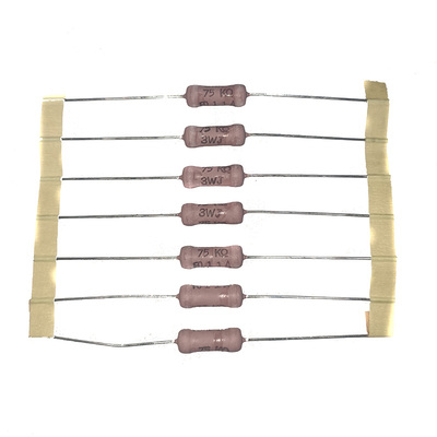 3WFUTABA福岛碳膜铜脚胆机电阻