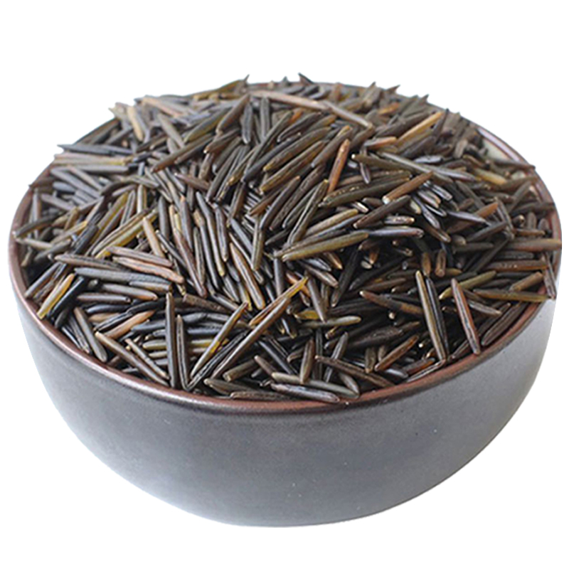 加拿大1號(hào)野米包郵454g 蘇必利爾湖野米長(zhǎng)松針米一號(hào)黑菰米雜糧粥