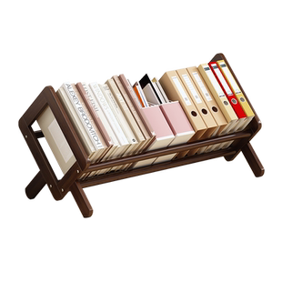 桌面书架书桌小型收纳架家用学生儿童置物架子办公室书柜简约现代