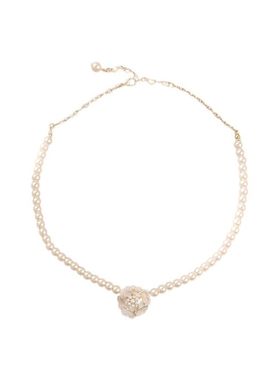 安妮花开小香风山茶花珍珠项链