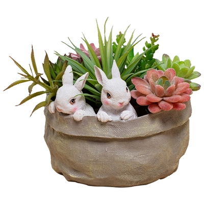 掬涵石莲花石竹观音莲佛手仿真