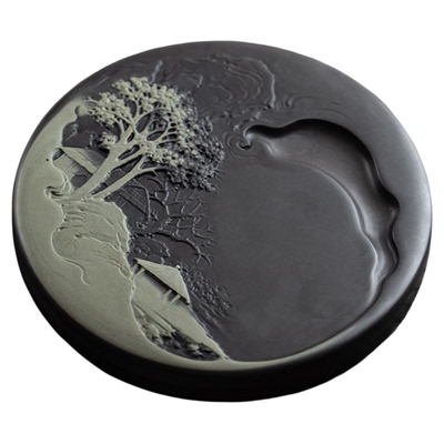 张小凤天然原石易水砚