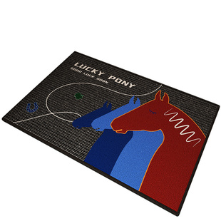 入户圈绒地垫免洗耐脏污家用防滑可裁剪地垫入户专用2026马年新款