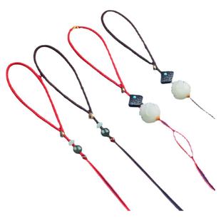 汽车挂件车内吊饰和田玉沉香木车载后视镜挂件车挂diy材料配件