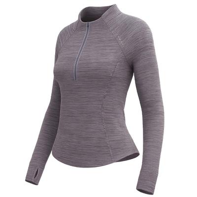 微绒运动长袖秋冬女跑步