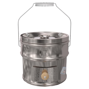 【万家】多功能煤炉小火锅围炉煮茶煤球炉取暖手提移动户外新款