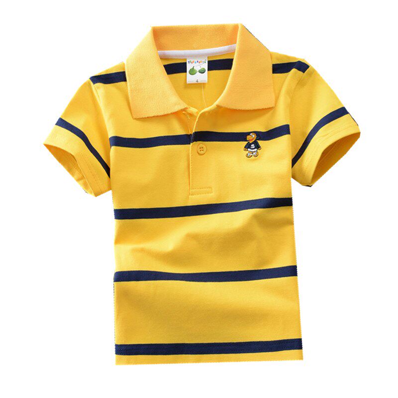男童夏装短袖大中小翻领polo