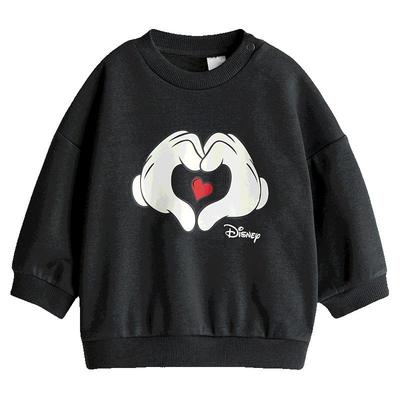 【迪士尼系列】HM童装男婴卫衣2025秋季新款米奇印花上衣1263214