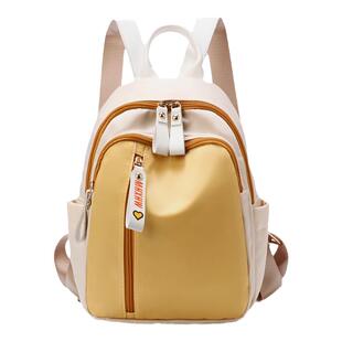 夏天小清新双肩包女2026新款潮时尚牛津布小背包百搭旅行出游包包