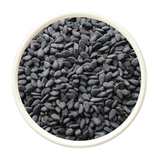 黑芝麻新鲜500克生熟炒黑白芝麻粒商用干净新货即食油麻 黑芝麻粉