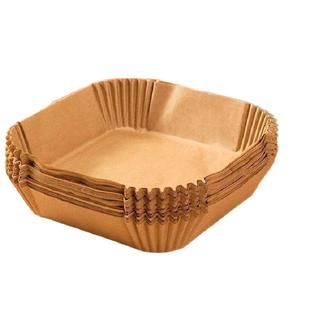 炸锅纸方形加厚食品级硅油纸托盘空气炸锅专用纸吸油纸食物防油纸