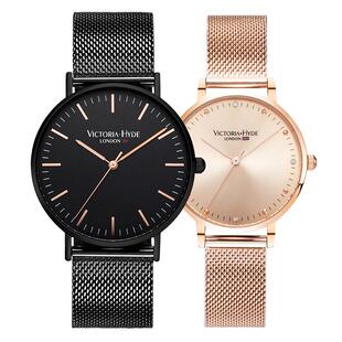 VictoriaHyde情侣手表一对简约气质对表小众轻奢简约男女礼物潮流