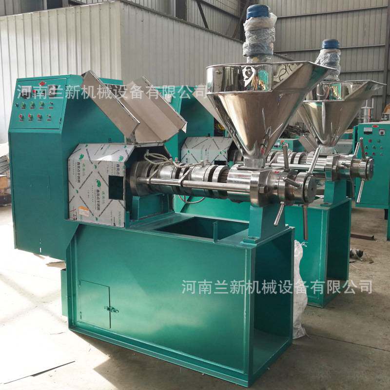 新型榨油机一体机 125大型菜籽葵花芝麻压油 商用螺旋花生榨油机