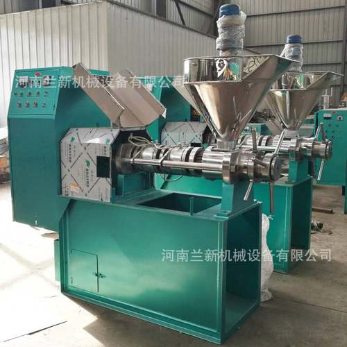 新型榨油机一体机 125大型菜籽葵花芝麻压油 商用螺旋花生榨油机