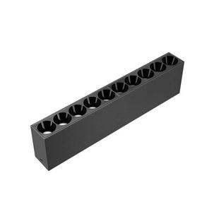 明装长条形射灯客厅无主灯吸顶led线条灯筒灯展厅过道格栅天花灯