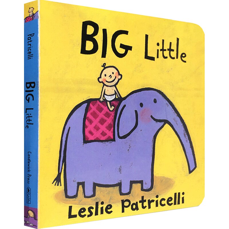 一根毛小脏孩系列早教绘本纸板书Big Little名家leslie patricelli 幼童绘本故事书 宝宝绘本1-2岁撕不烂进口英文原版图书