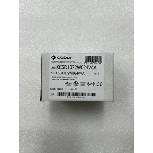 CABUR XCSD1072W024VAA 开关电源 工业供电 电气配件